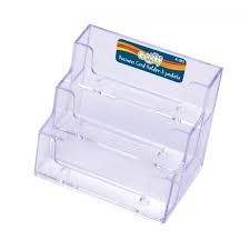 ΤΡΙΠΛΗ ΒΑΣΗ ΚΑΡΤΩΝ ΑΠΟ PLEXI GLASS